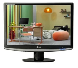 LG W2252TQ-PF 22" LCD Piano Black, 10000:1, 2ms, DVI