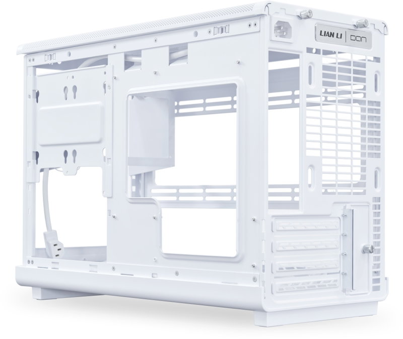Lian Li A3-mATX Wood Edition, bílá