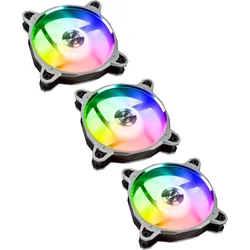 Lian Li BR120 Digital RGB PWM 120mm ventilátor 3Pack Controller, strieborný