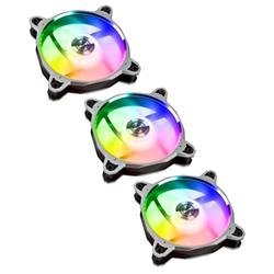 Lian Li BR120 Digital RGB PWM Fan 3-Pack + Controller, stříbrná - 120mm