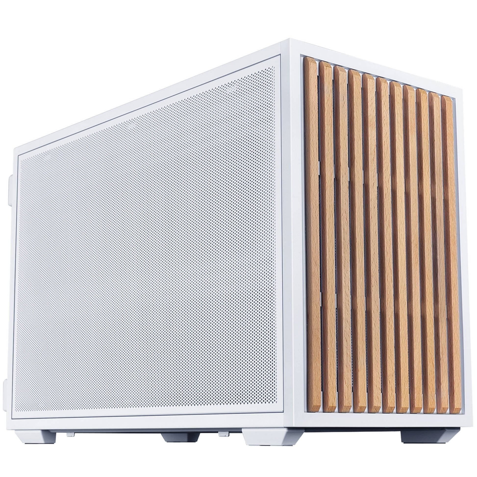 Lian Li DAN Cases B4 Wood Edition, bílá