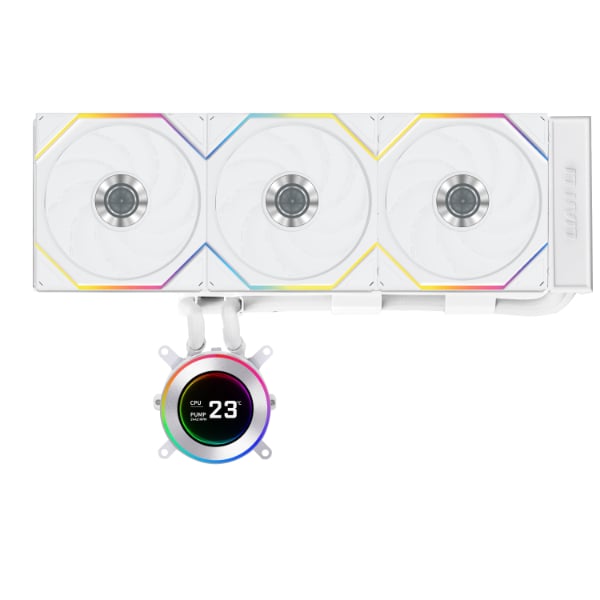 Lian Li HydroShift II LCD-C 360TL, bílá