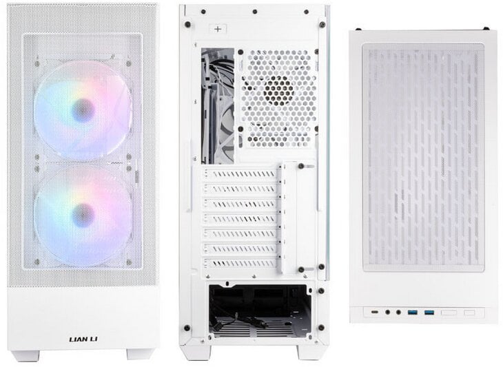 Lian Li LANCOOL 205 Mesh C Midi-Tower, biela
