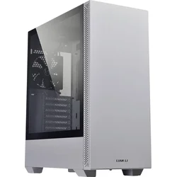 Lian Li LANCOOL 205 Midi Tower, tvrdené sklo - biela