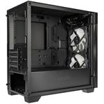Lian Li LANCOOL 205M Mesh Micro ATX Case, tvrdené sklo - čierna