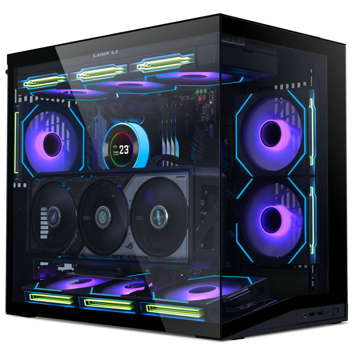 Lian Li O11 Dynamic Mini V2, černá