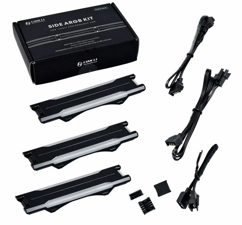 Lian Li UNI FAN P28 Side ARGB Strip 3-Pack, černá