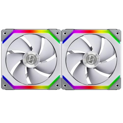 Lian Li UNI FAN SL140 RGB PWM 140mm ventilátor, 2Pack, regulátor, biely