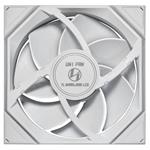 Lian Li UNI FAN TL LCD Wireless Reverse 140mm, bílá