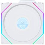 Lian Li UNI FAN TL Wireless LCD 120mm, bílá
