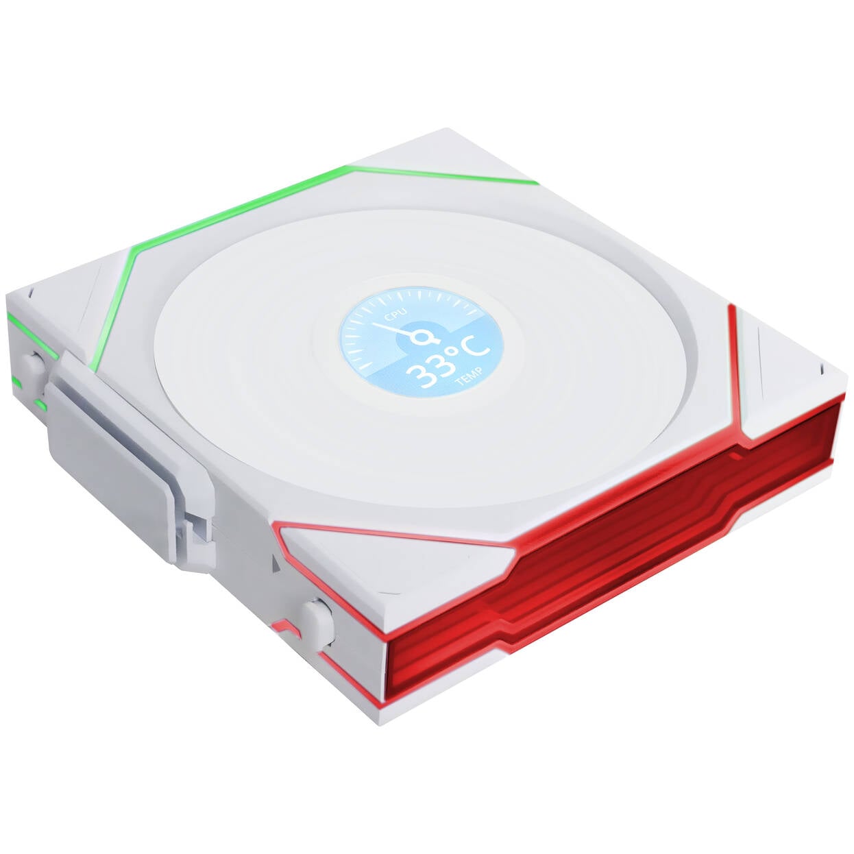 Lian Li UNI FAN TL Wireless LCD 120mm, bílá