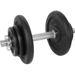 LifeFit Činka nakládací jednoruční 17 kg, 30mm tyč/6x kotouč