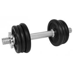 LifeFit Činka nakládací jednoruční 9 kg, 30mm tyč/6x kotouč