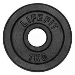 LifeFit Kotouč 1,0kg, kovový, pro 30mm tyč