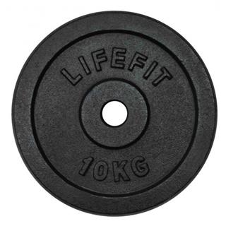 LifeFit Kotouč 10kg, kovový, pro 30mm tyč