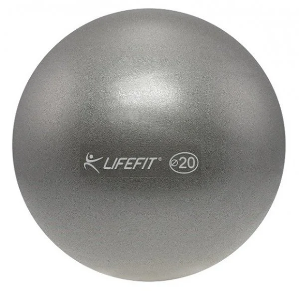 LifeFit Overball 20cm, stříbrný míč