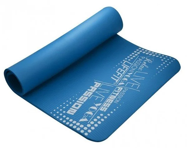 LifeFit Yoga Mat Exclusive, 100x60x1cm, modrá podložka