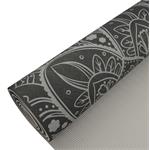 LIFEFIT YOGA MAT MANDALA DUO, 183x58x0,6cm, čierna