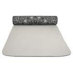 LIFEFIT YOGA MAT MANDALA DUO, 183x58x0,6cm, čierna