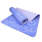 LIFEFIT YOGA MAT MANDALA DUO, 183x58x0,6cm, modrá
