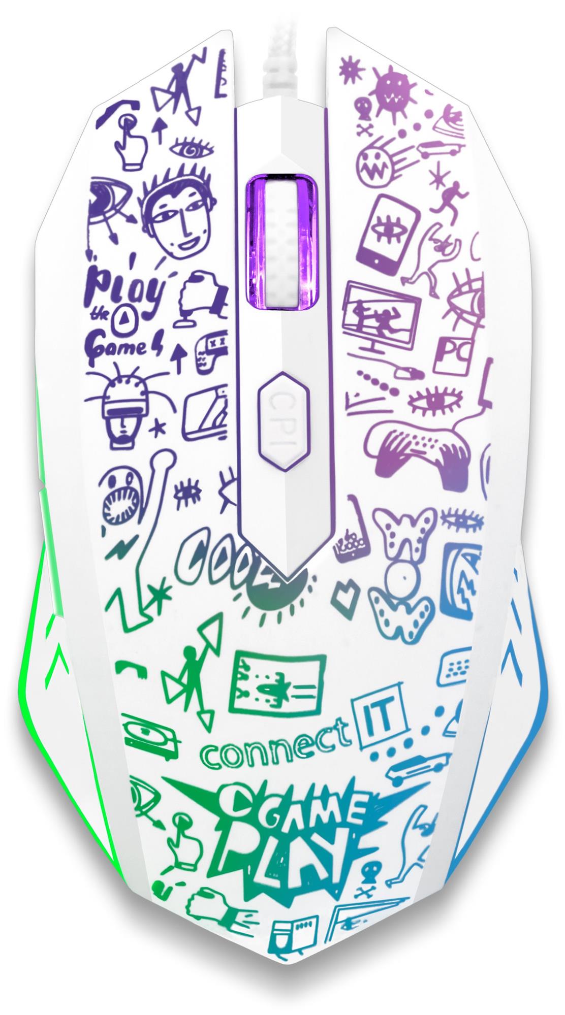 Limitovaná edícia Connect IT DOODLE WHITE