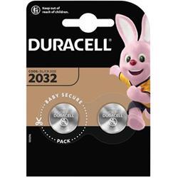 Lítiová gombíková batéria Duracell, 2 ks (CR2032)