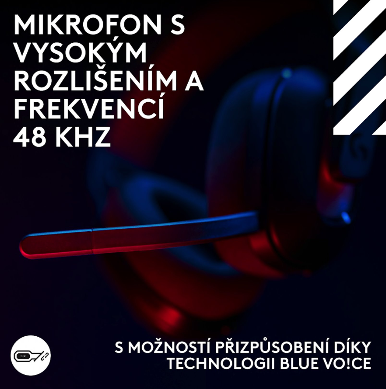 Logitech A20X, černá