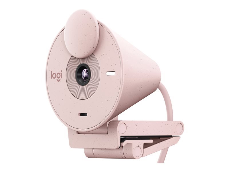 Logitech BRIO 300, Full HD webová kamera, ružová
