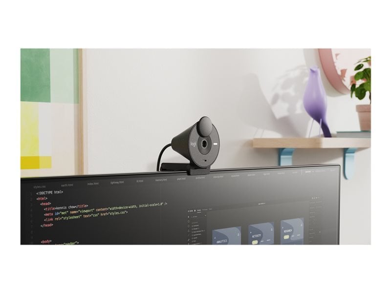 Logitech Brio 300 - Grafitová