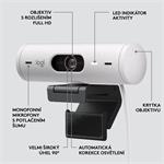 Logitech BRIO 500, webová kamera s rozlíšením Full HD, biela