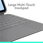 Logitech Combo Touch iPad Air 11-inch (M2)-OXFORD-935OLD948-US,EMEA - Grey - US INT'L