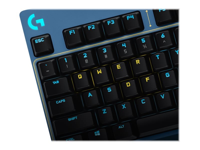 Logitech G Pro League of Legends edition, USA, dotykové ovládanie