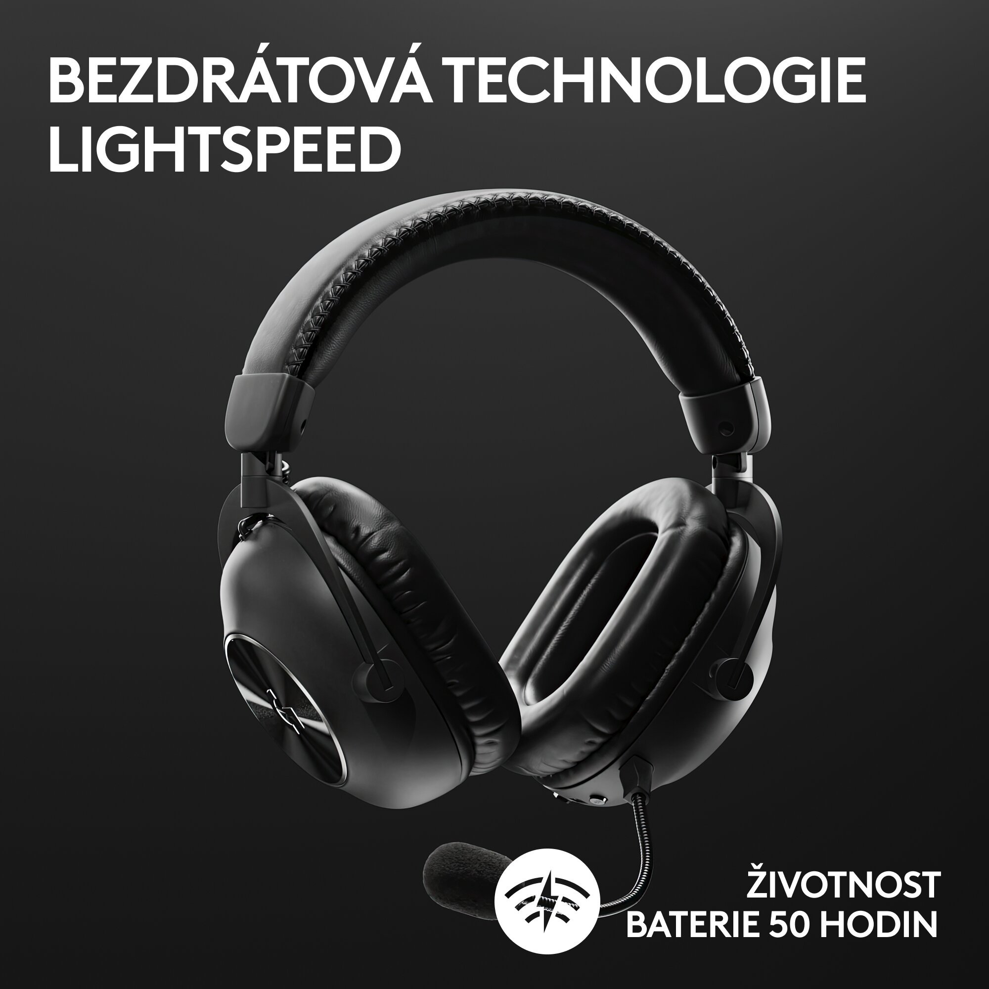 Logitech G PRO X 2 LIGHTSPEED Gaming Headset, černá