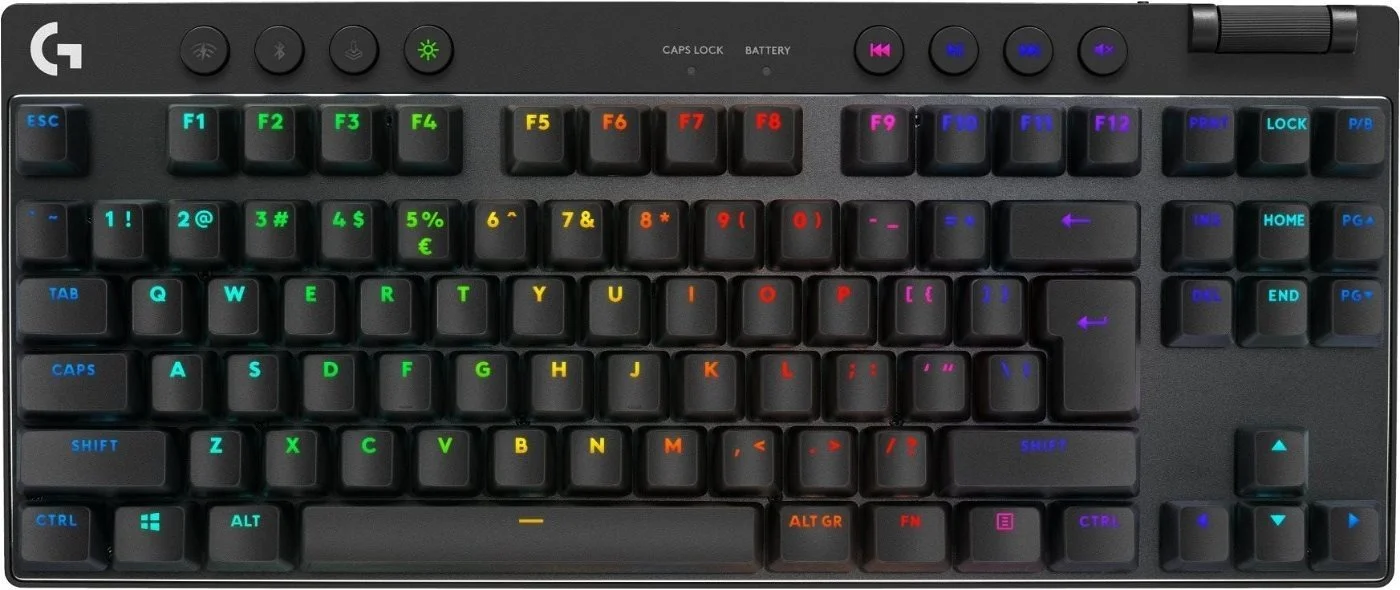 Logitech G PRO X TKL LIGHTSPEED Tactile, černá - US INTL