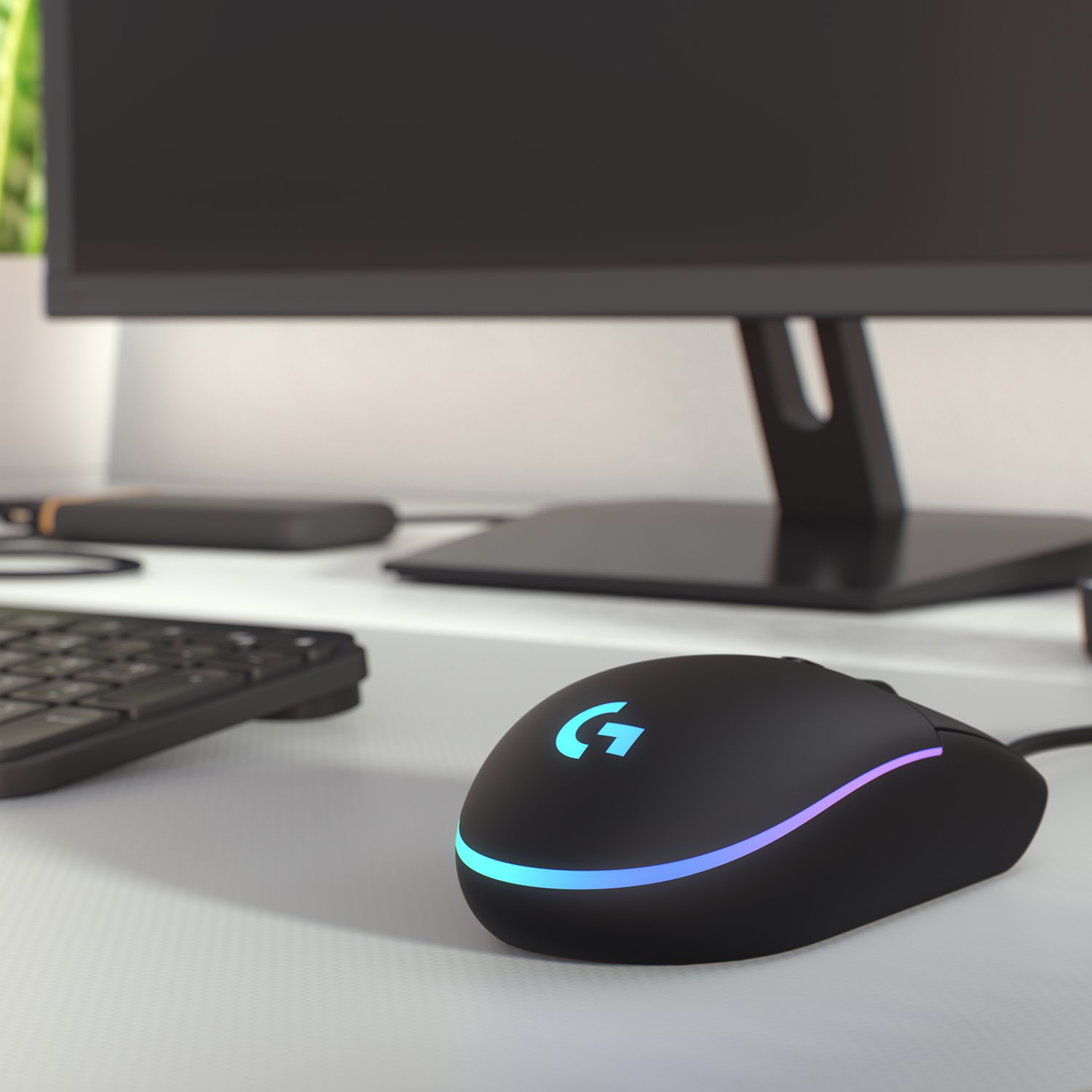 Logitech G203 Lightsync, black
