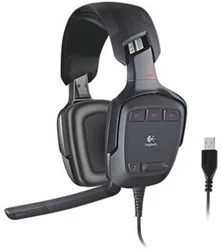 Logitech G35 Gaming Headset, 7.1 prostorový zvuk, sluchátka s mikrofonem