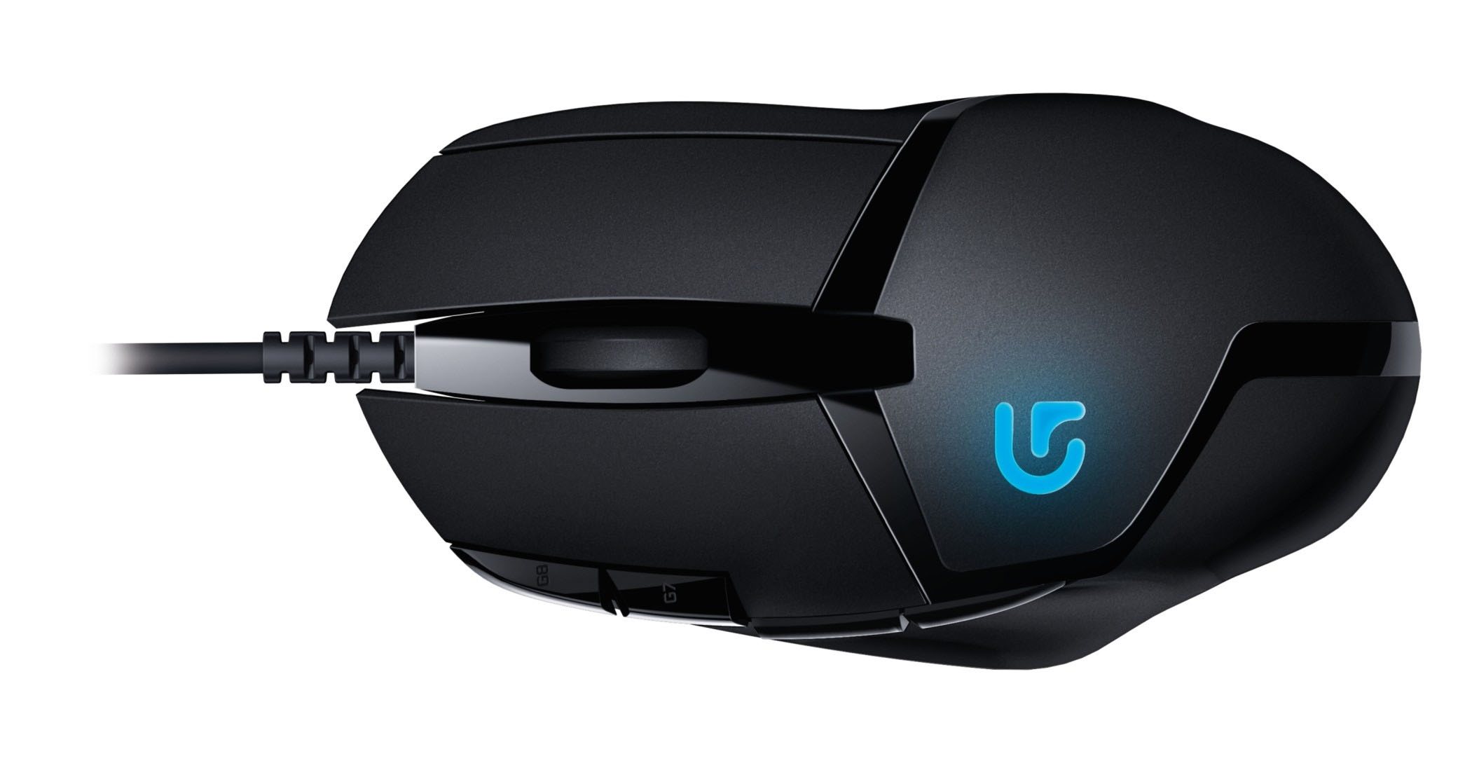Logitech G402 Hyperion Fury herní myš - černá/modrá