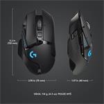 Logitech G502 Lightspeed Wireless herní myš - černý