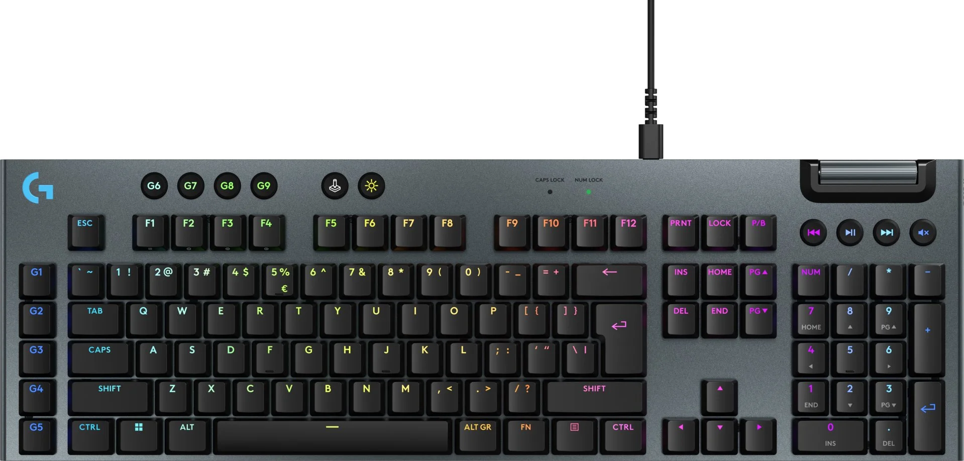 Logitech G915 X, čierna - US INTL