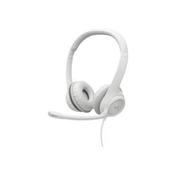 Logitech H390 USB Computer Headset, Off-White