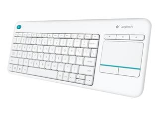 Logitech K400 Plus CZ White