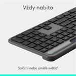 Logitech K980 Signature Slim Solar, Graphite - CZ/SK