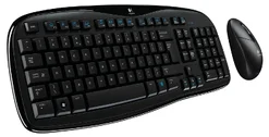 Logitech klávesnice Cordless Desktop EX100, bezdrátová s myší