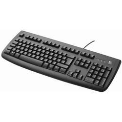 Logitech klávesnice Deluxe 250 Keyboard black, slovenská verze, PS2