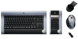 Logitech klávesnice diNovo Media Desktop Laser, CZ, bezdrátová s myší