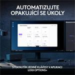 Logitech klávesnice Wireless MX Keys S, US, INTL, bezdrátová, Pale Grey, Bolt