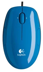 Logitech LS1 Laser Mouse (Aqua-Blue)