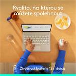 Logitech M196 - myš Bluetooth, biela