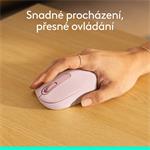 Logitech M196 - myš Bluetooth, ružová
