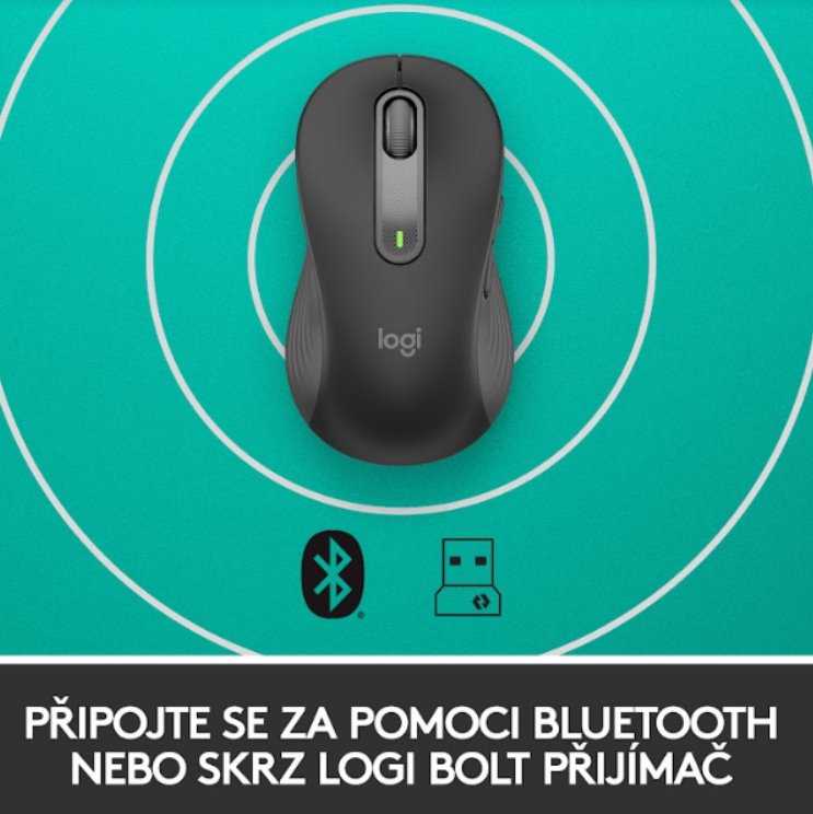 Logitech M650 L ľavý grafitový